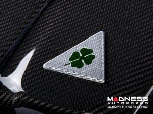 Alfa Romeo Giulia Engine Cover - Carbon Fiber - Quadrifoglio Version